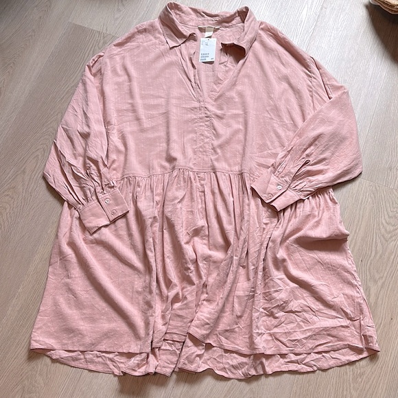 H&M Dresses Nwt Hm Babydoll Dress Xxl Poshmark